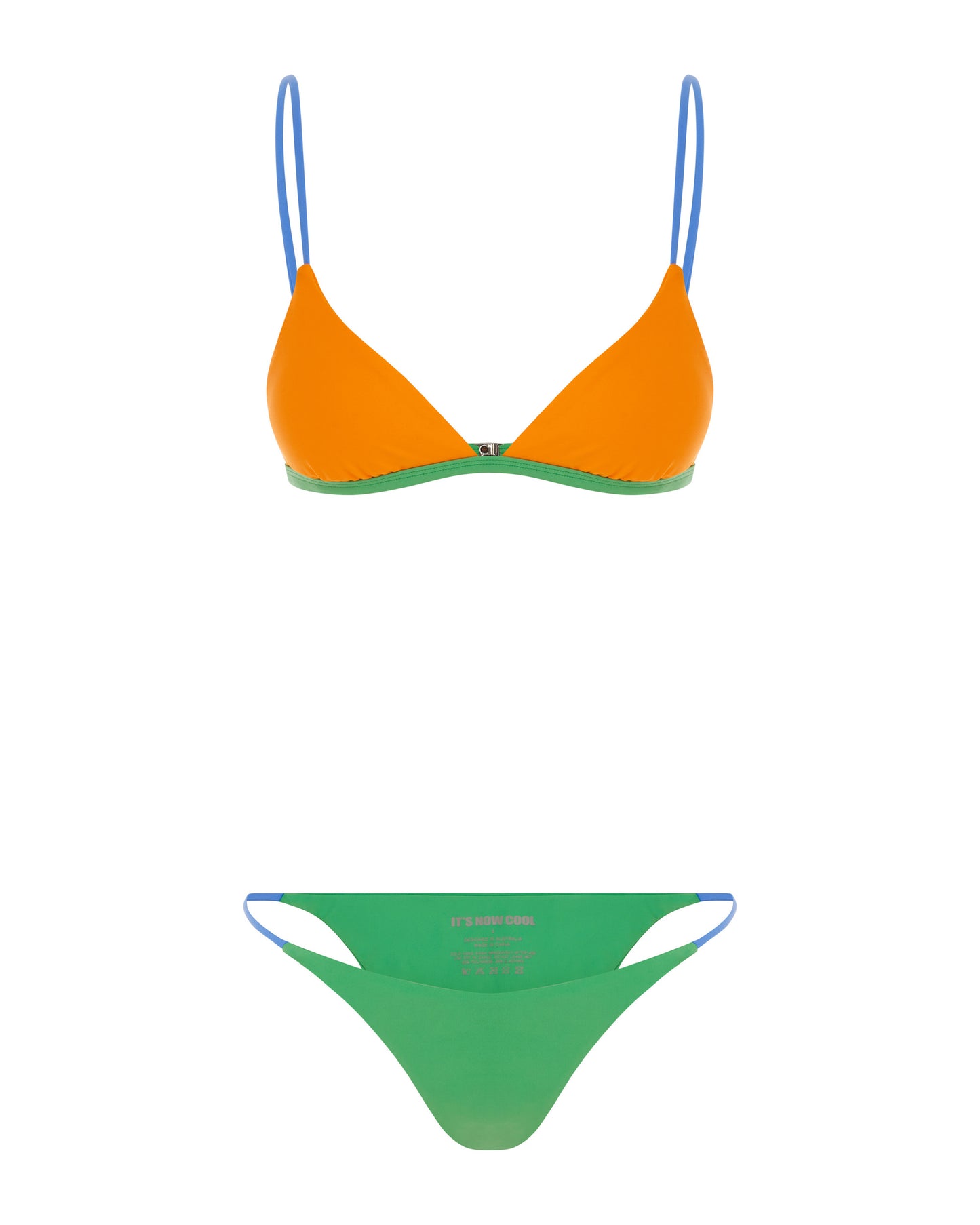 Studio image of the front of the Bralette Top - Clementine.