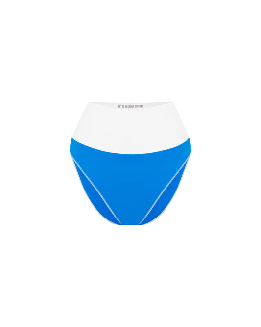 Studio image of the Contour High Waist Pant in Bay. 