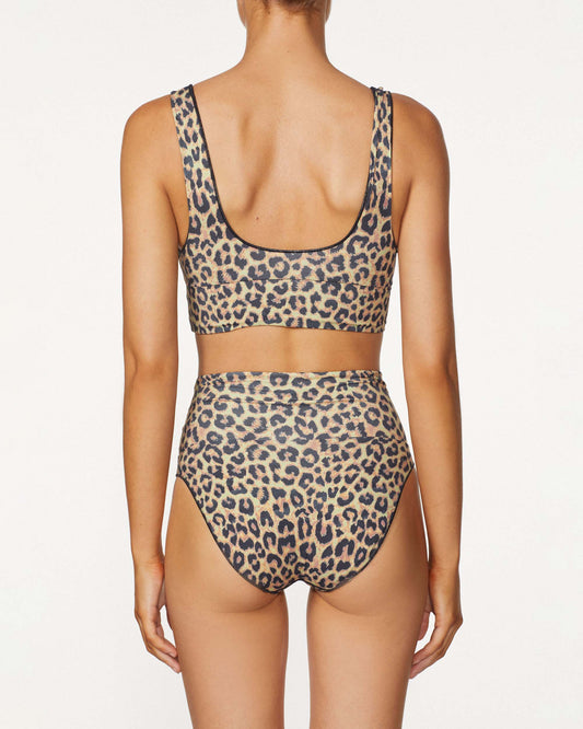 On body back of THE CONTOUR HIGH WAIST PANT - BENGAL