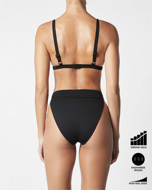 On body back of the Contour Bikini Pant - Black. 