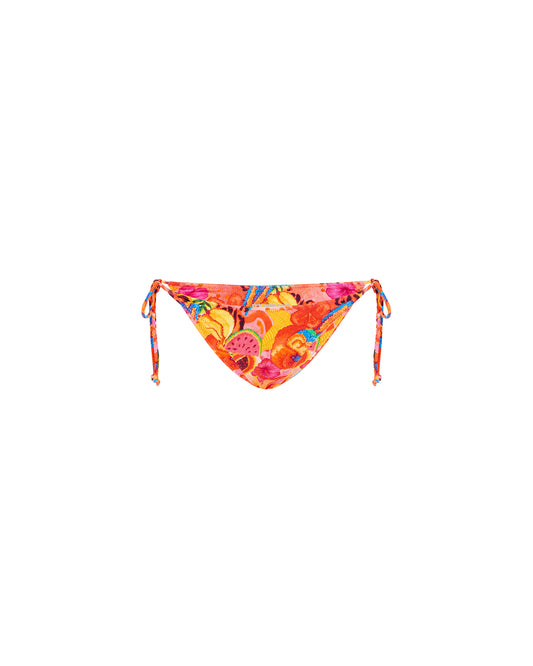 Studio image of the front of the 90s Tie Up Pant - Cosmo. 