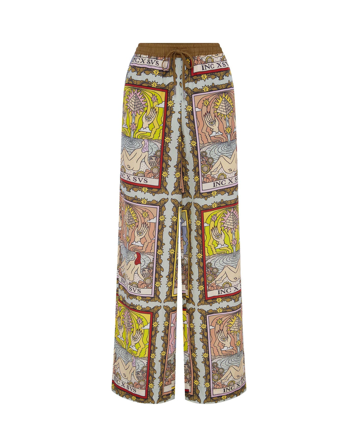 Studio image of the front of the Tarot Resort Pants - Tarot. 