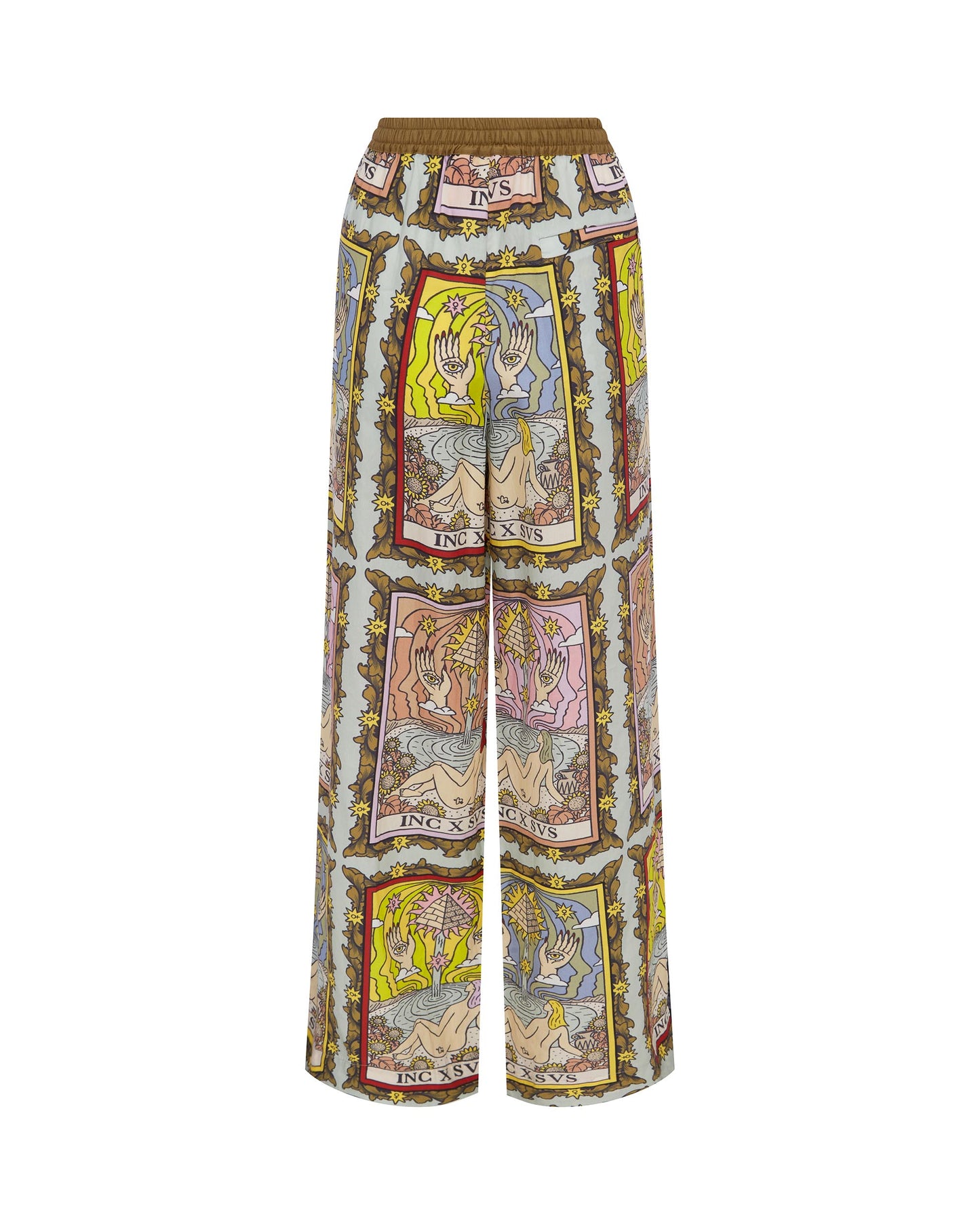 Studio image of the back of the Tarot Resort Pants - Tarot. 