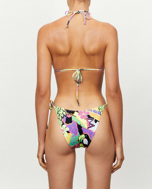 On body back of the 90s Tie Up Pant - Biarritz. 