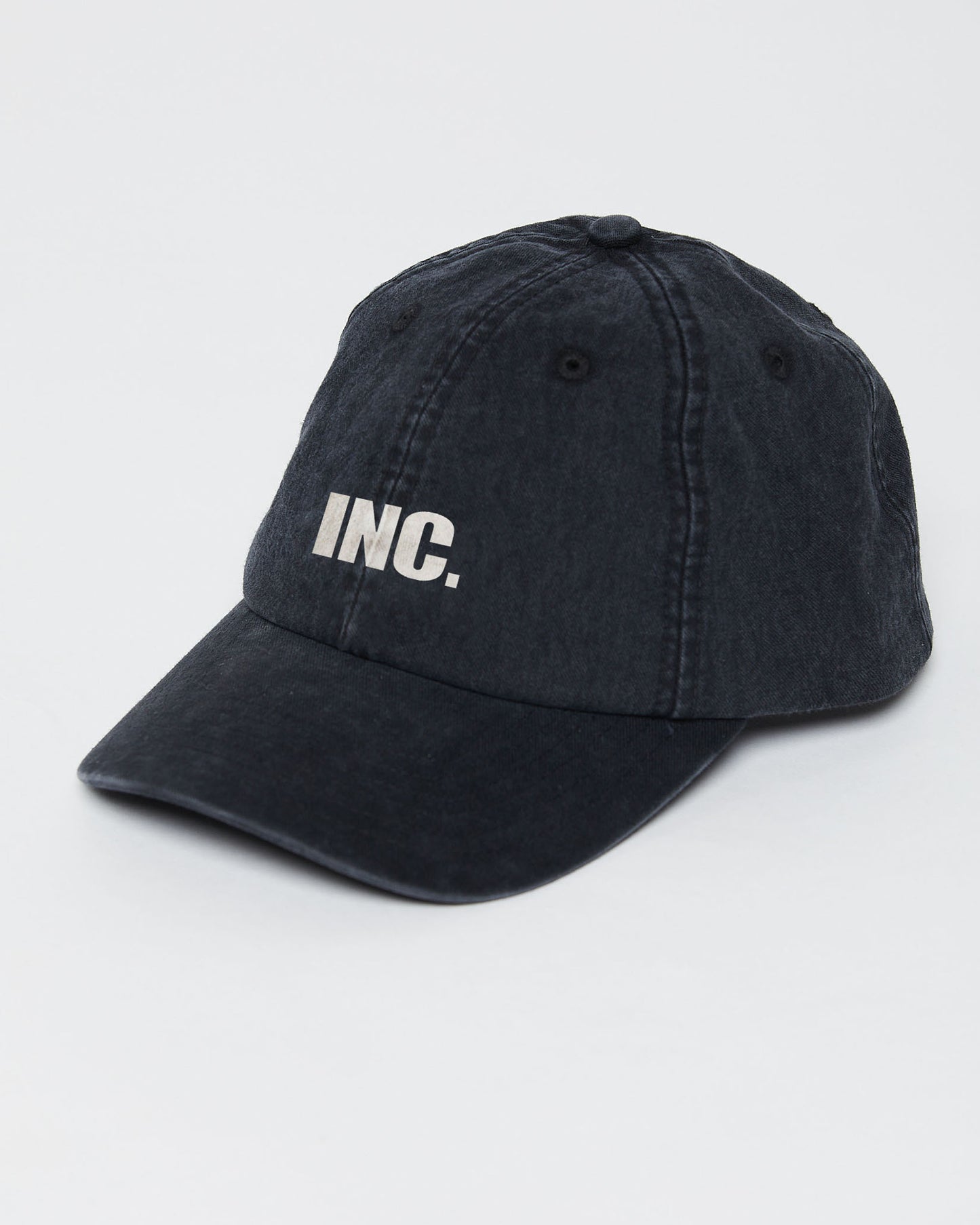Front of THE DAD CAP - WASHED BLACK